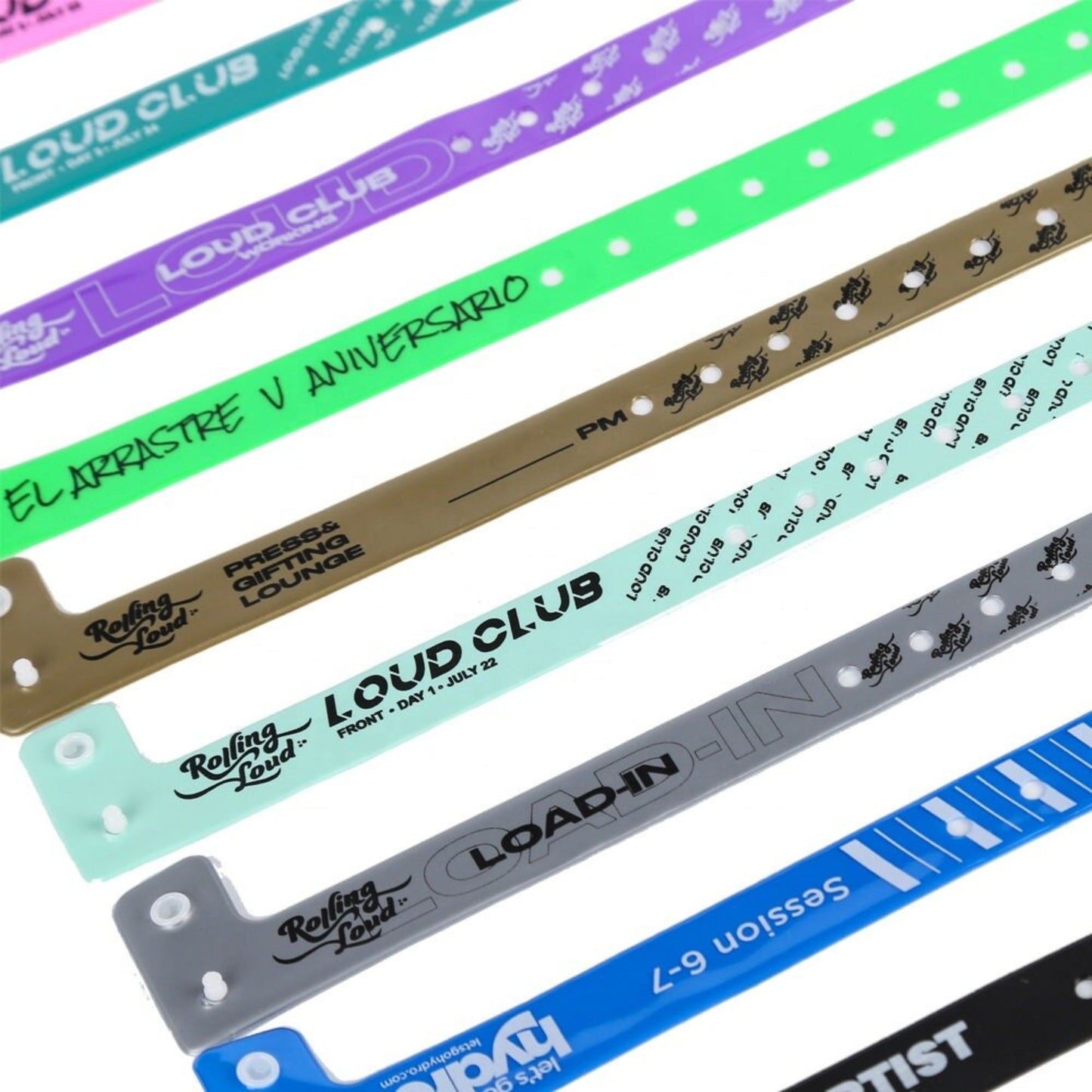 Custom Logo printed L Shaped PVC Plastic Wristbands Waterproof Customizable Bracelets One Time Use Patient ID Wristbands
