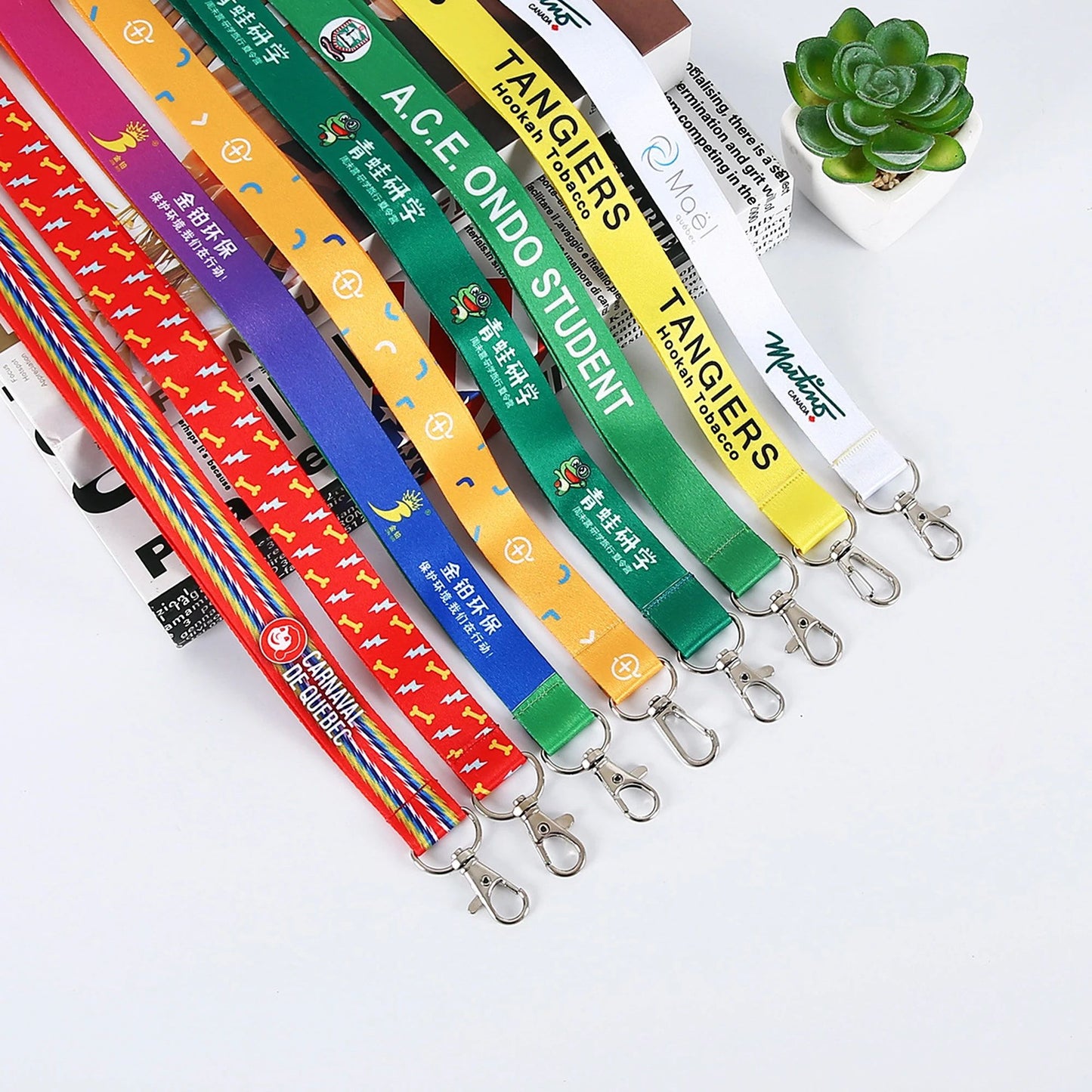 Custom Logo Lanyards Printed Personalized Lanyards for Businesses & Events