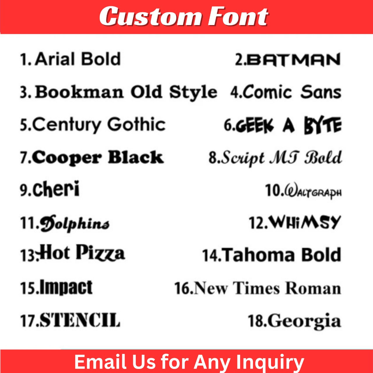 font