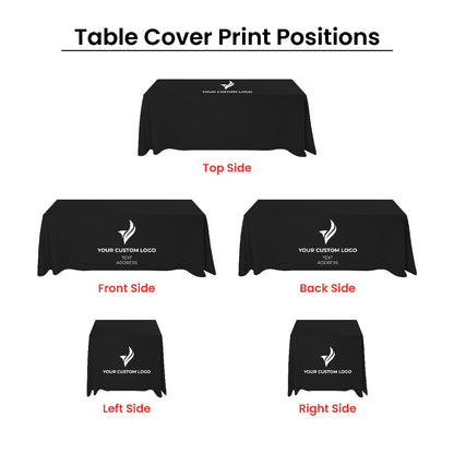 Custom Table Cover Print Position