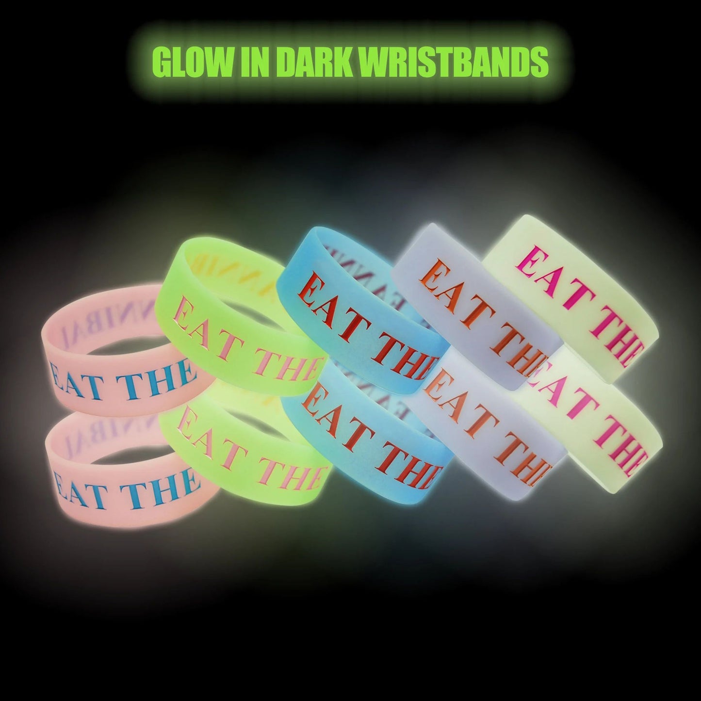 Custom Silicone Bracelets with Your Message | Personalized Rubber Bracelets | Promotional  Silicone Bands Custom for Events & Branding Bulk