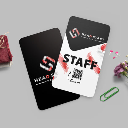 Custom Personalized  Staff VIP Membership Entrance Card with Logo
