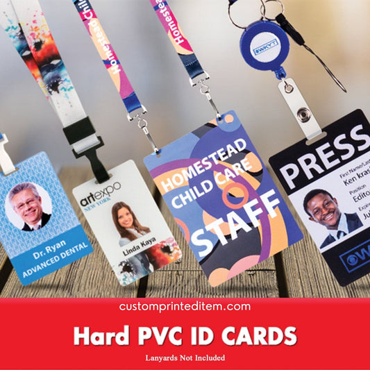Custom Personalized ID Card Printed With Name Brand Logo VIP Membership card Staff Identification Card Employee Id Badge Bulk